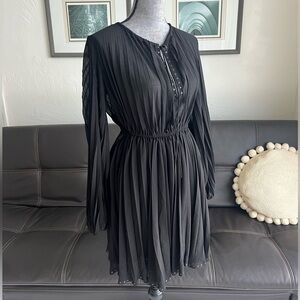 ZARA Long Sleeves Black Dress - NEW WITH TAGS!